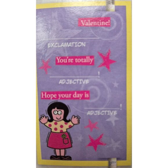 Way to Celebrate 16CT MadLib Valentine Exchange Cards with Pencils - Picture 3 of 12